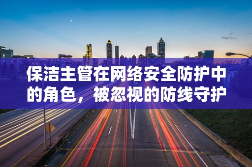 保洁主管在网络安全防护中的角色，被忽视的防线守护者？