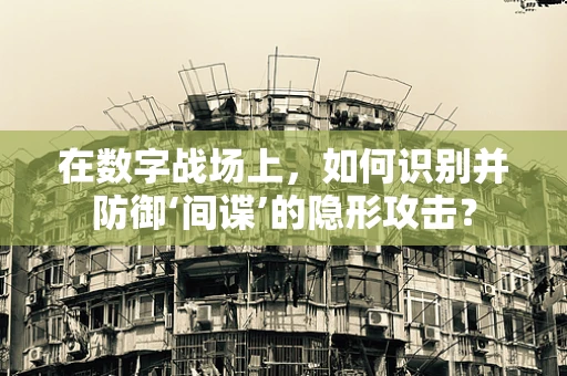 在数字战场上，如何识别并防御‘间谍’的隐形攻击？