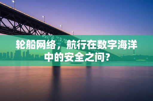 轮船网络，航行在数字海洋中的安全之问？