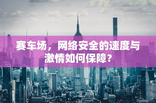 赛车场，网络安全的速度与激情如何保障？