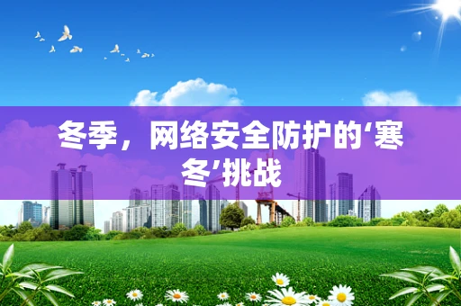 冬季，网络安全防护的‘寒冬’挑战