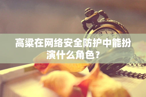 高粱在网络安全防护中能扮演什么角色？