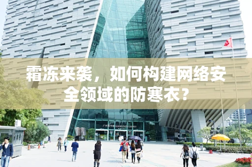 霜冻来袭，如何构建网络安全领域的防寒衣？