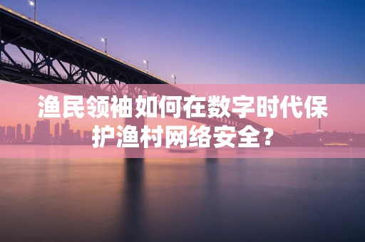 渔民领袖如何在数字时代保护渔村网络安全？