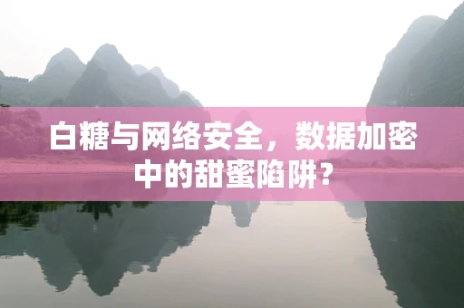 白糖与网络安全，数据加密中的甜蜜陷阱？