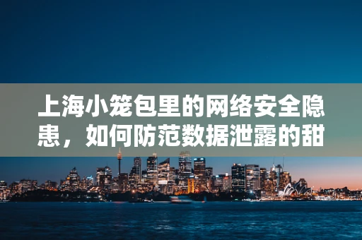 上海小笼包里的网络安全隐患，如何防范数据泄露的甜蜜陷阱？
