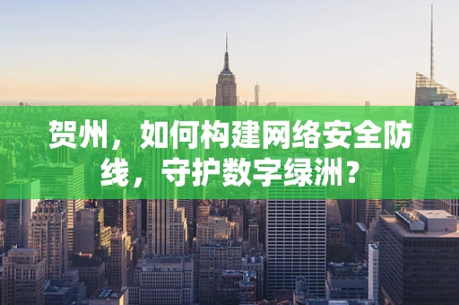 贺州，如何构建网络安全防线，守护数字绿洲？