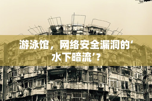 游泳馆，网络安全漏洞的‘水下暗流’？