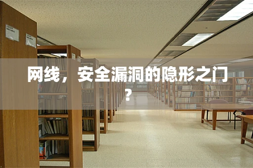 网线，安全漏洞的隐形之门？