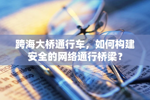 跨海大桥通行车，如何构建安全的网络通行桥梁？