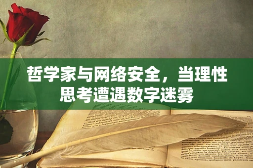 哲学家与网络安全，当理性思考遭遇数字迷雾
