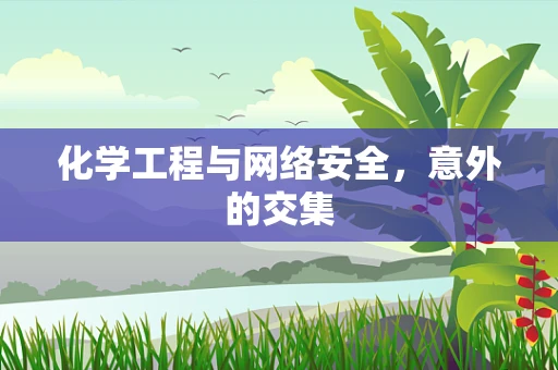 化学工程与网络安全，意外的交集
