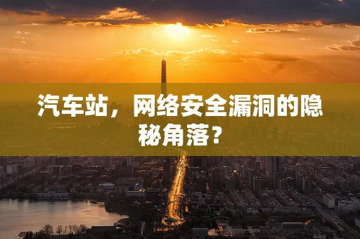 汽车站，网络安全漏洞的隐秘角落？