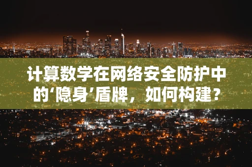 计算数学在网络安全防护中的‘隐身’盾牌，如何构建？