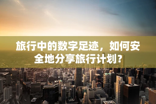 旅行中的数字足迹，如何安全地分享旅行计划？