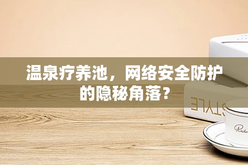 温泉疗养池，网络安全防护的隐秘角落？