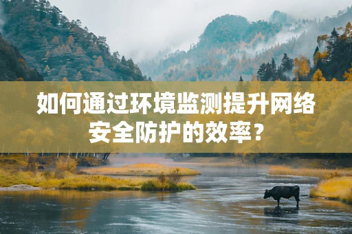 如何通过环境监测提升网络安全防护的效率？