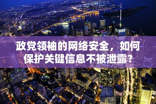 政党领袖的网络安全，如何保护关键信息不被泄露？