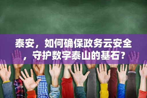 泰安，如何确保政务云安全，守护数字泰山的基石？