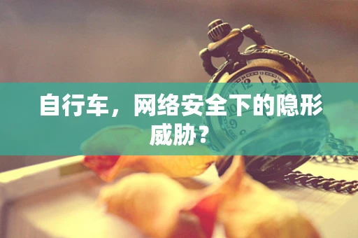 自行车，网络安全下的隐形威胁？