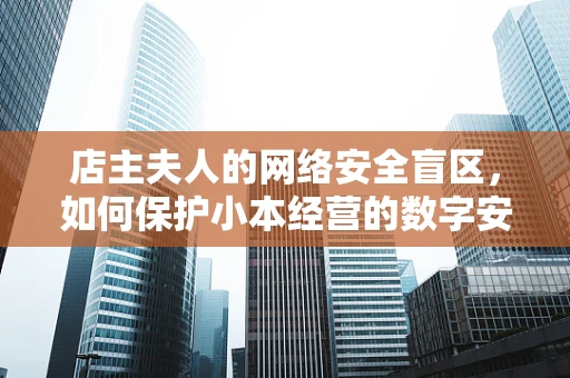 店主夫人的网络安全盲区，如何保护小本经营的数字安全？