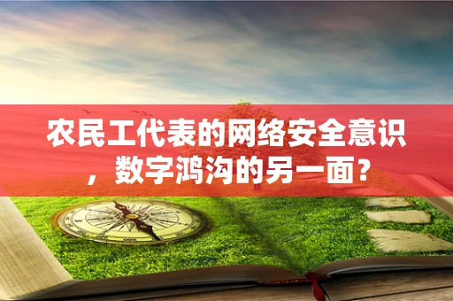 农民工代表的网络安全意识，数字鸿沟的另一面？