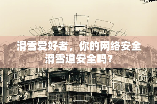 滑雪爱好者，你的网络安全滑雪道安全吗？