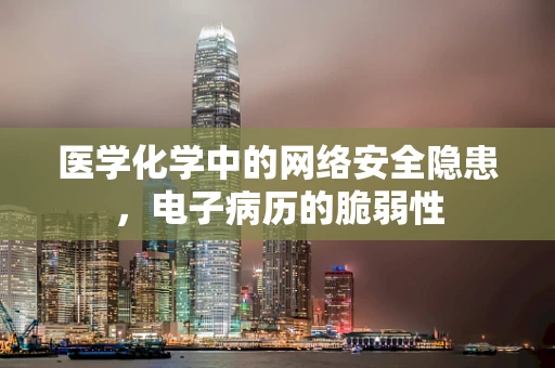 医学化学中的网络安全隐患，电子病历的脆弱性