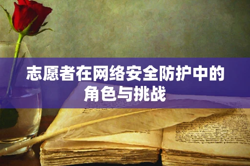 志愿者在网络安全防护中的角色与挑战