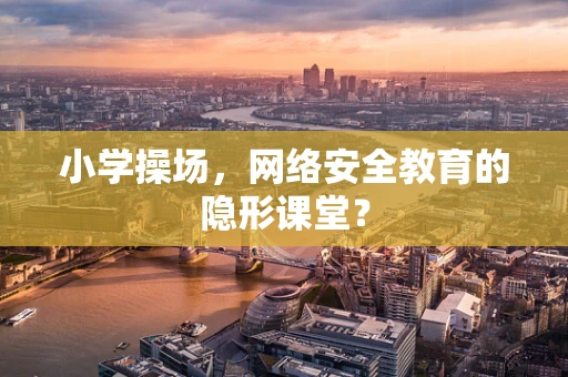 小学操场，网络安全教育的隐形课堂？