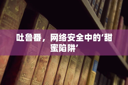 吐鲁番，网络安全中的‘甜蜜陷阱’