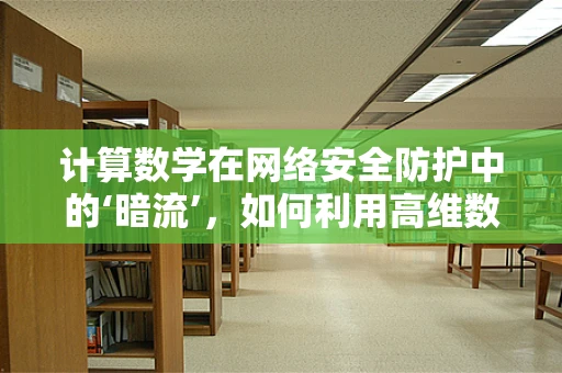 计算数学在网络安全防护中的‘暗流’，如何利用高维数据分析技术筑起防线？