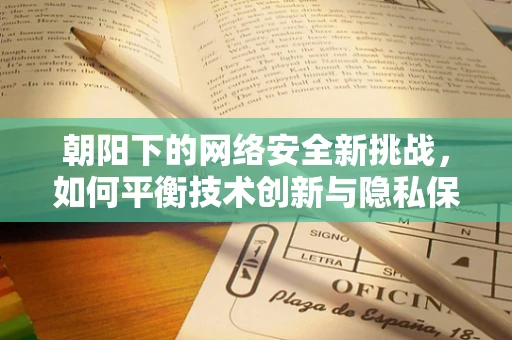 朝阳下的网络安全新挑战，如何平衡技术创新与隐私保护？