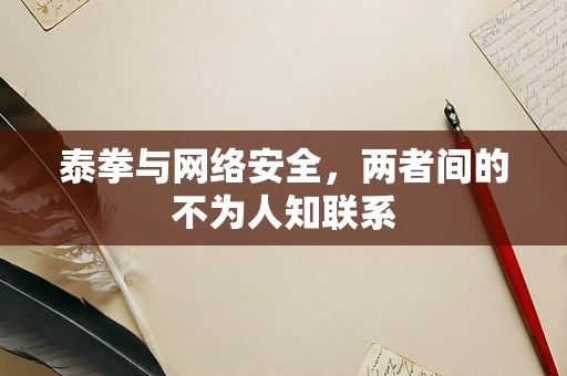 泰拳与网络安全，两者间的不为人知联系