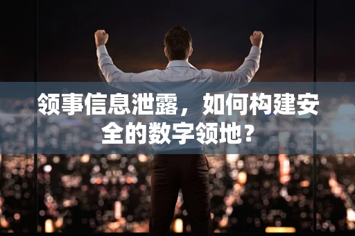 领事信息泄露，如何构建安全的数字领地？