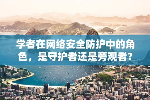 学者在网络安全防护中的角色，是守护者还是旁观者？