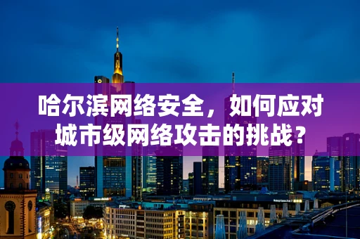哈尔滨网络安全，如何应对城市级网络攻击的挑战？