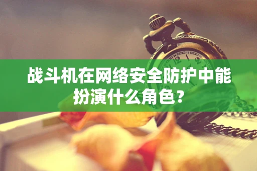 战斗机在网络安全防护中能扮演什么角色？