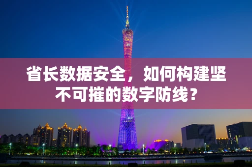 省长数据安全，如何构建坚不可摧的数字防线？