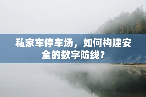 私家车停车场，如何构建安全的数字防线？