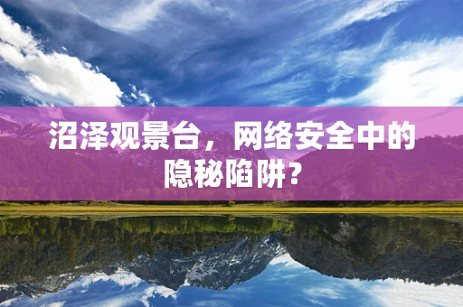 沼泽观景台，网络安全中的隐秘陷阱？