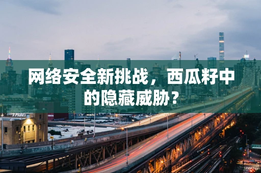 网络安全新挑战，西瓜籽中的隐藏威胁？