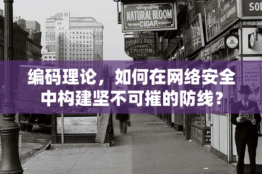 编码理论，如何在网络安全中构建坚不可摧的防线？