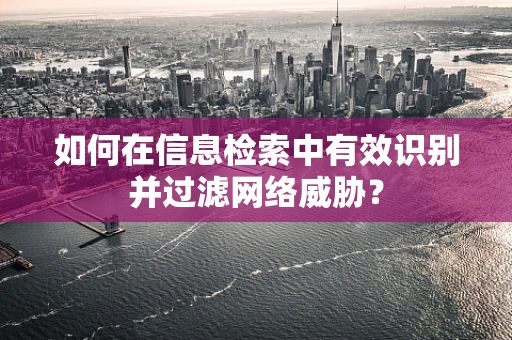 如何在信息检索中有效识别并过滤网络威胁？