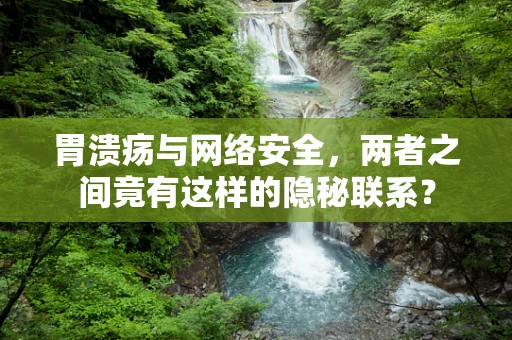 胃溃疡与网络安全，两者之间竟有这样的隐秘联系？