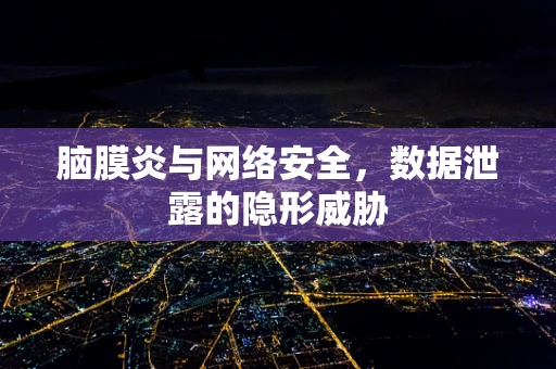 脑膜炎与网络安全，数据泄露的隐形威胁