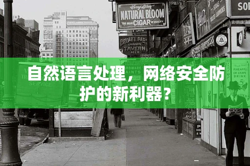 自然语言处理，网络安全防护的新利器？