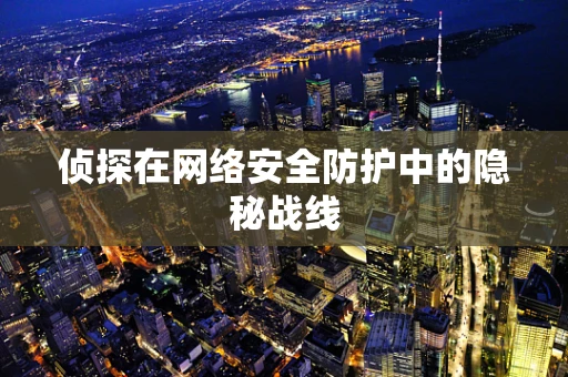 侦探在网络安全防护中的隐秘战线