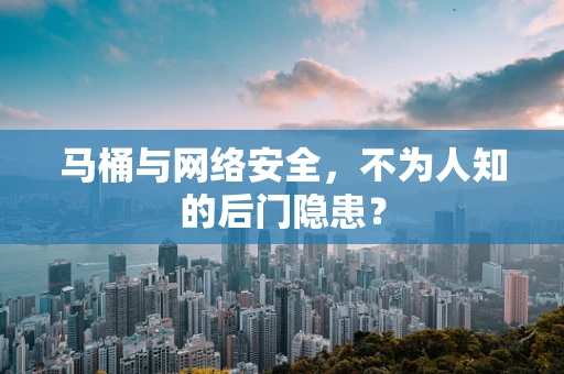 马桶与网络安全，不为人知的后门隐患？