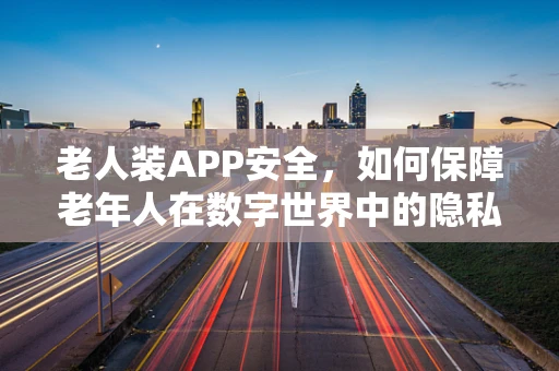 老人装APP安全，如何保障老年人在数字世界中的隐私与安全？